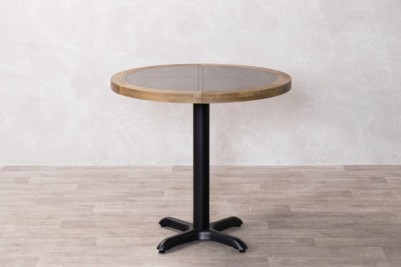  zinc-top-wooden-edge-cafe-table-range-X-base